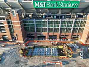 Slide Rail Systems - Linear Multiple Bay in M&T Stadium Baltimore, MD
