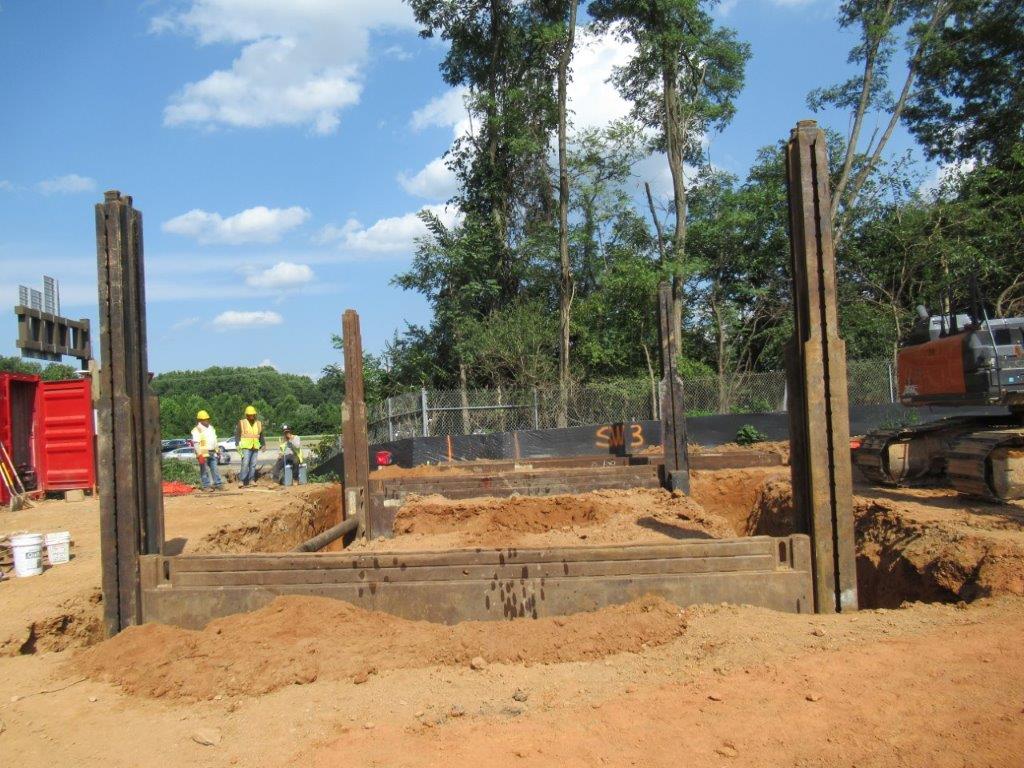 Slide Rail Systems|3 & 4-Sided Pit Project Gallery - TrenchTech, Inc.