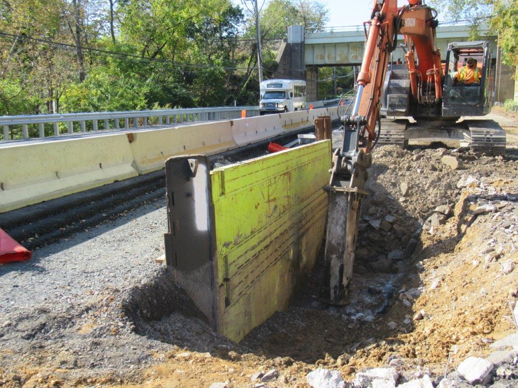 Slide Rail Systems|3 & 4-Sided Pit Project Gallery - TrenchTech, Inc.