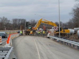 Slide Rail Systems - 3 & 4-Sided Pit in Ripping out the old storm drain and replacing it with new around existing utilities.