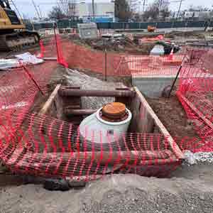 Steel Trench Box in CHOP Philadelphia, PA