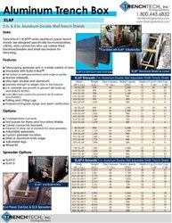 Aluminum Trench Box - Catalog