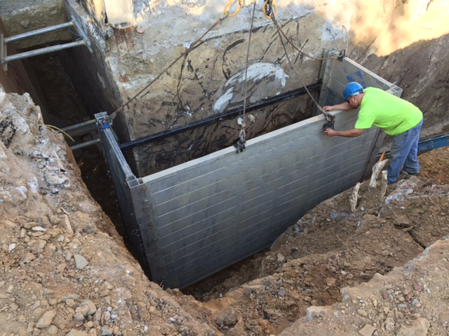 Aluminum Trench Box,Hydraulic Shores success story